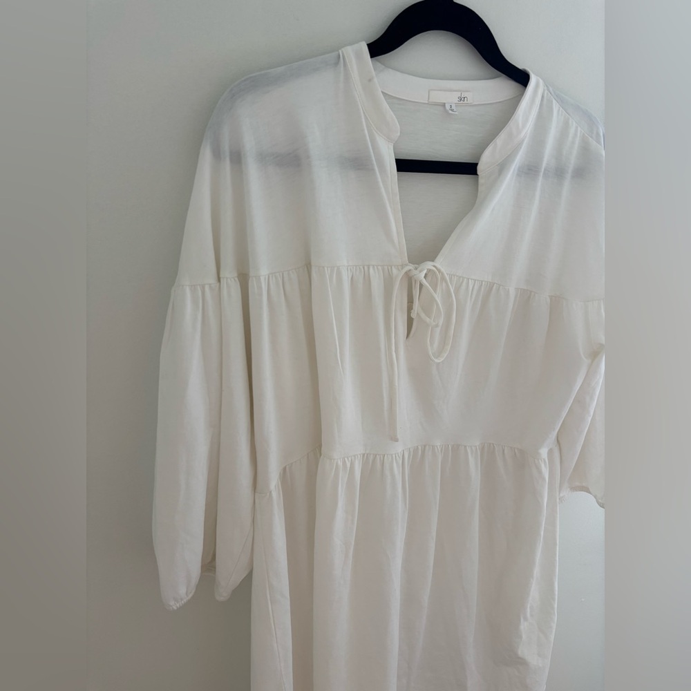Skin Octavia Short Caftan Dress NWOT - Picture 11 of 12